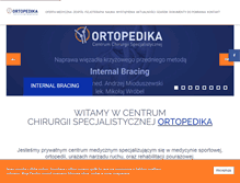 Tablet Screenshot of ortopedika.pl